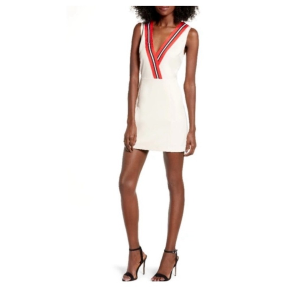 English Factory Varsity‎ Stripe Women's sleeveless Tennis Dress L
